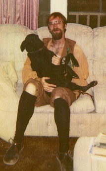 Dan with dog Ruthie